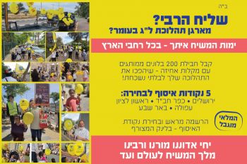 מארגנים תהלוכת ל"ג בעומר וכנסים לילדים?